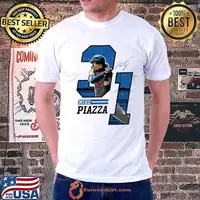 Original mike Piazza New York M Offset Signature T-Shirt