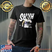 Saquon Barkley Shhh WHT Signature Football Shirt