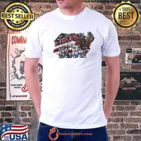 I Back To Blue Eagle 4th Of July american flag shirt