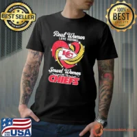 Real women love football smart women love the chiefs shirt