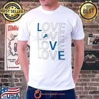 Detroit Lions G III Love Graphic Shirt
