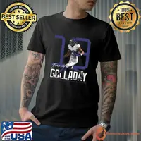 Kenny Golladay American football wide receiver New York G Bold Number T-Shirt