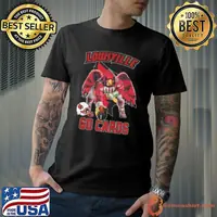 Louisville Cardinals Go Cards Distressed Mascot shirt