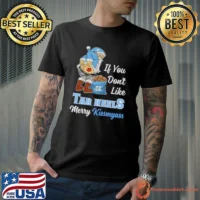 Santa Claus If You Don’t Like North Carolina Tar Heels Merry Kissmyass 2023 shirt