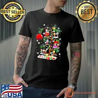 Snoopy christmas tree peanut shirt