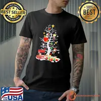 Snoopy christmas tree peanuts shirt