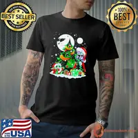 Baby Yoda and Darth Vader Star Wars Christmas tree shirt