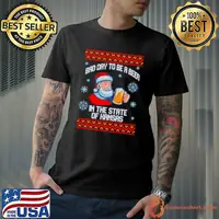 Bad day to be a beer in the state of Kansas Ugly Christmas shirt