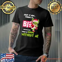 BJ's Wholesale Club symbol admot now working at would be boring Stitch xmas shirt