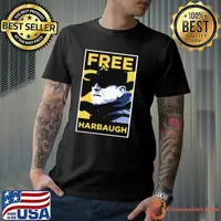 Funny michigan Wolverines JJ McCarthy Free Harbaugh shirt