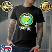 Grinch I Hate People But I Love My Philadelphia Eagles Shirt
