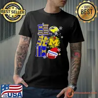 Michigan Wolverines Ncaa Ho Ho Ho Christmas Shirt