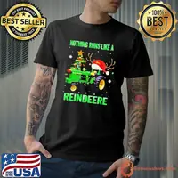 Nothing runs like a reindeere Christmas car and tree shirt