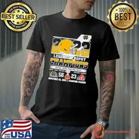 Notre Dame Fighting Irish Win 56 23 Stanford Cardinal 2023 Legends Trophy Champions Final Score Shirt
