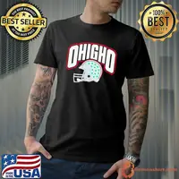 Ohio State Buckeyes helmet weed OhighO shirt
