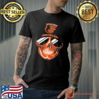 Skull Smile Baltimore Orioles Baseball Shirt