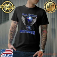 Skull Wings Fooz Fighters New England Patriots shirt