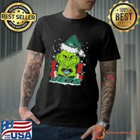 The Grinch Love Heart New York Jets Football Christmas 2023 Shirt