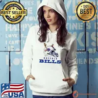 Buffalo Bills Helmet Deer Antlers Christmas shirt