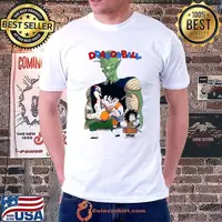 Dragon Ball Anime Goku King Piccolo Retro Manga Panel shirt