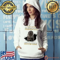 I Get Quiet Before I Get Disrespectful Giving You Chance Leave Alone Otter shirt