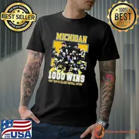 Michigan Wolverines 1000 Wins First Team In College Football History 2024 Shirt