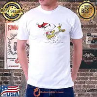SNOOPY and Woodstock Singing Have A ROckin Christmas holiday shirt