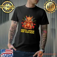 Majestic 2024 Dragon Lunar New Year Celebration T-Shirt