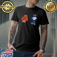 Nice cleveland Browns VS Houston Texans NFL 2024 mascot cartoon football shirt