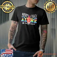 Nobody Fights Alone Football Cancer Awareness shirt