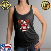 Jerry Rice Signature American former professional football Superstar Pose T-Shirt