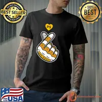 San Diego finger heart shirt