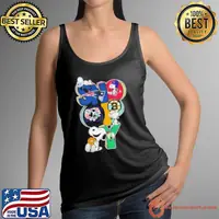 Snoopy Patriots Red Sox Bruins And Celtics Shirt