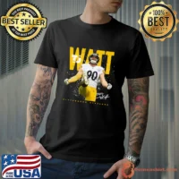 T.J. Watt Signature American football linebacker for the Pittsburgh Steelers T-Shirt