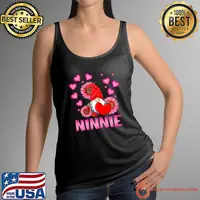 Gnome With Sunflower Mothers Day T-Shirt