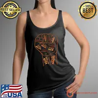 Power Fist Hand Inspiring Black Leaders Black History Month T-Shirt