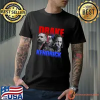 Drake vs kendrick American rapper and songwriter T-Shirt