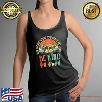 In a world where you can be anything be kind butterflies retro T-Shirt