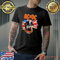 AC DC Union Jack London 2024 Tour shirt