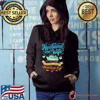 Husband And Wife Alaskan Cruising Vacation Partners For Life Hoodie