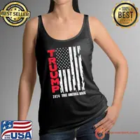 Donald Trump 2024 Take America Back American Flag Patriotic T-Shirt