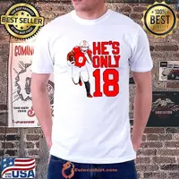 Braelon Allen Wisconsin Badgers he’s only 18 shirt
