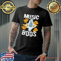 Music And Boos Ghost Funny Halloween Costume Beer Drinking shirt