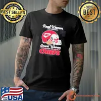 Real Women Love Football Smart Women Love The Kansas City Chiefs Snoopy Love Shirt