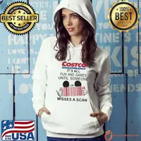 Mickey Mouse Costco Wholesale It’s All Fun And Games Until Someone Misses A Scan shirt