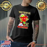 San Francisco 49ers x Grinch They hate us because they ain’t us helmet shirt