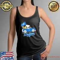 Snoopy And Woodstock X Los Angeles Dodgers October Driving Car 2024 Shirt