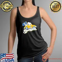 Snoopy And Woodstock X Milwaukee Brewers October Driving Car 2024 Shirt