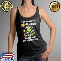 Im A Hardee’s Gilr Hardee’s It’s Fine Everything Is Fine Grinch Shirt