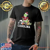 NCAA Grinch Shirt The Grinch And South Carolina Christmas Unisex